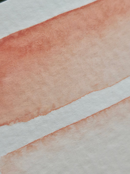 Handmade vegan watercolour paint | Previous Paint Club Paint | Idun | pastel peach