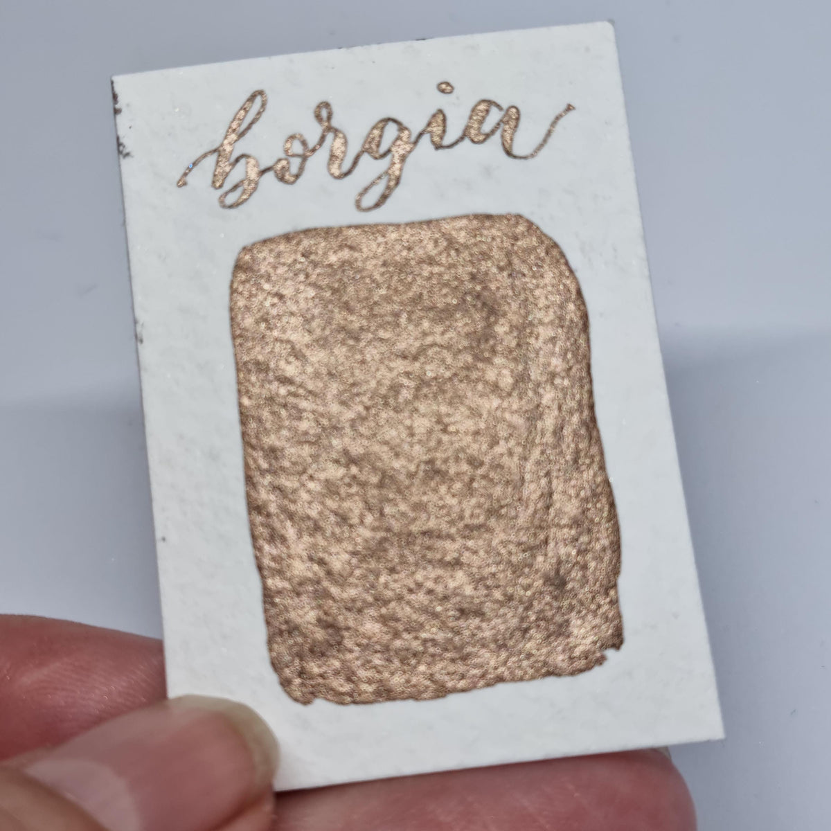 Shimmer Watercolor Dot Card Collection | Coffee Theme, Vegan Handmade Paint