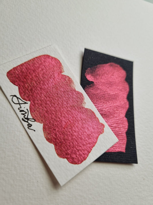 Handmade Glitter Watercolour Paint | Red Iridescent Shimmer, Simba