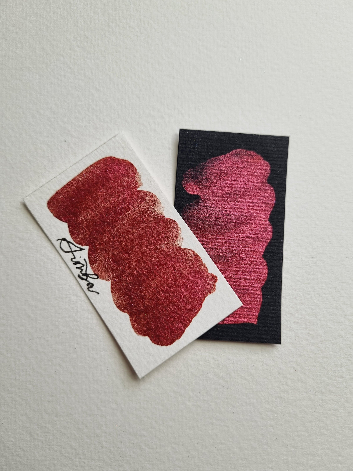 Handmade Glitter Watercolour Paint | Red Iridescent Shimmer, Simba