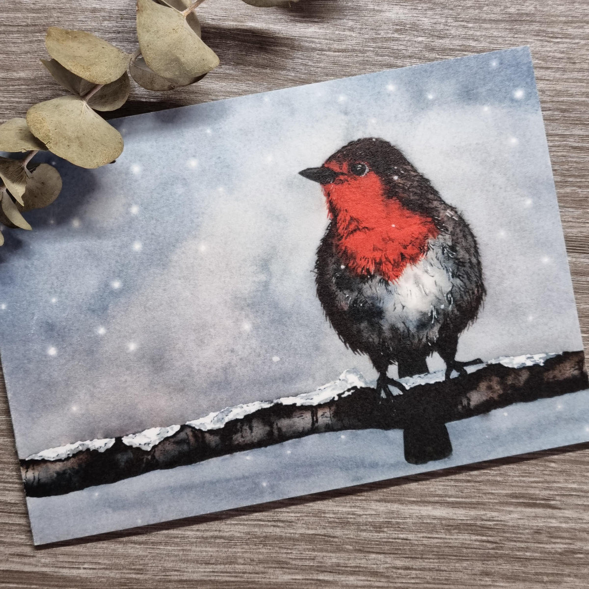 Watercolor Christmas Cards | UK Wildlife Art Prints, Pack of 6