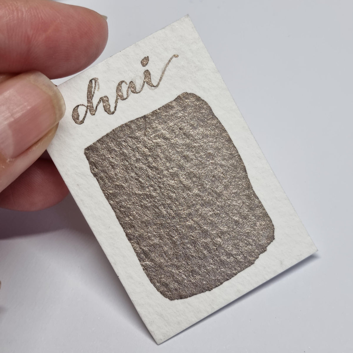 Shimmer Watercolor Dot Card Collection | Coffee Theme, Vegan Handmade Paint