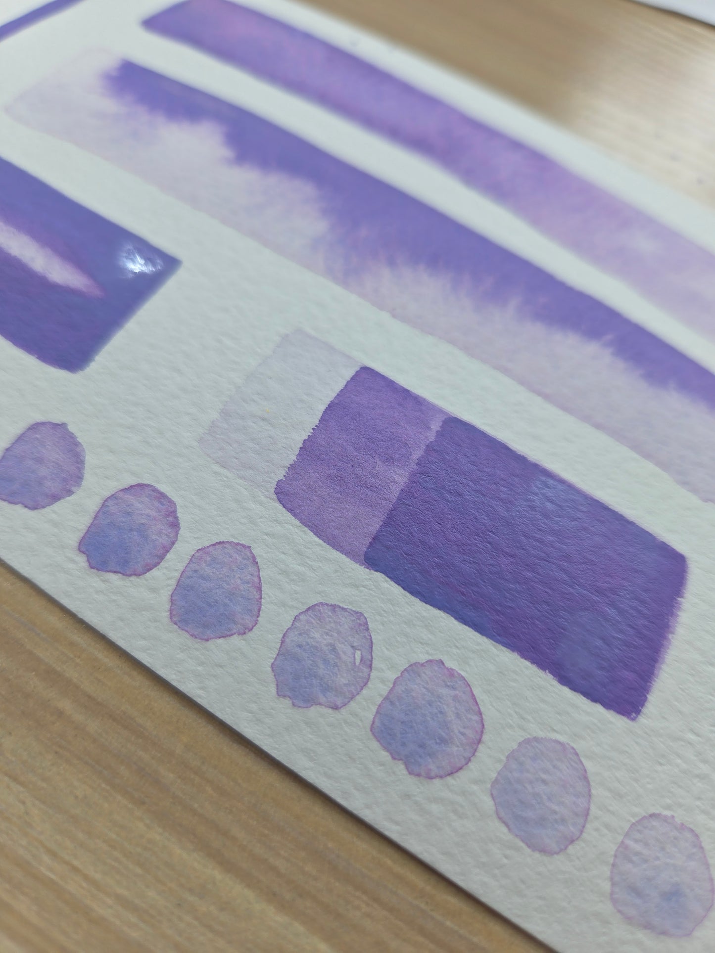 Handmade vegan watercolour paint | Previous Paint Club Paint | Flora | pastel violet purple