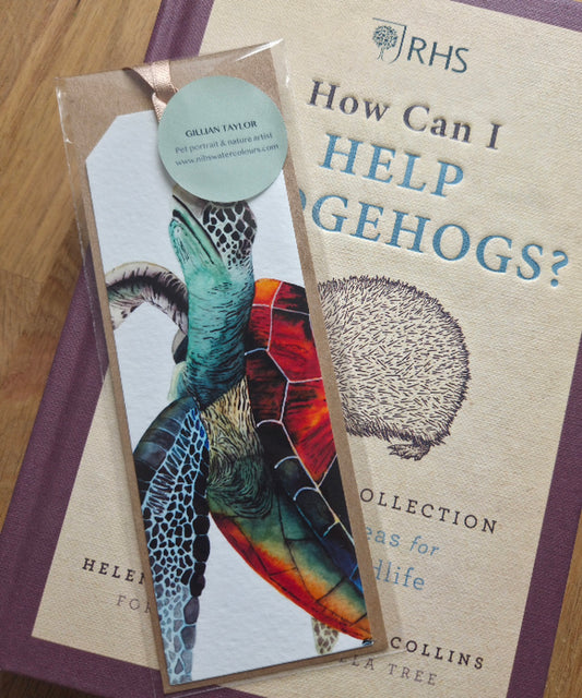 Art print bookmark: Turtle