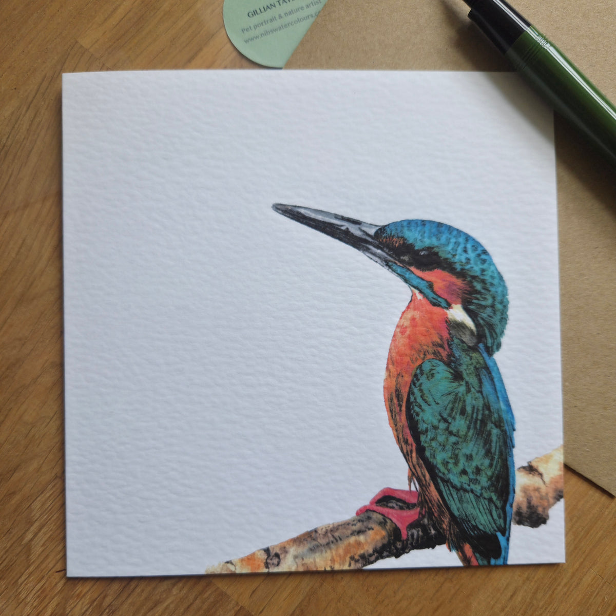 Kingfisher Greetings Card