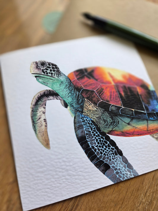 Turtle Greetings Card
