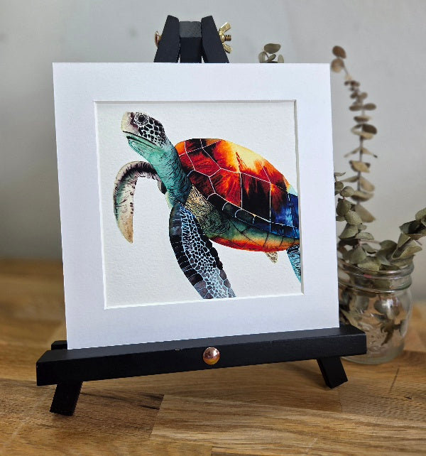 Turtle mini Art Print