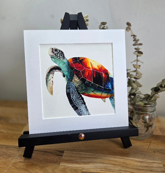 Turtle mini Art Print
