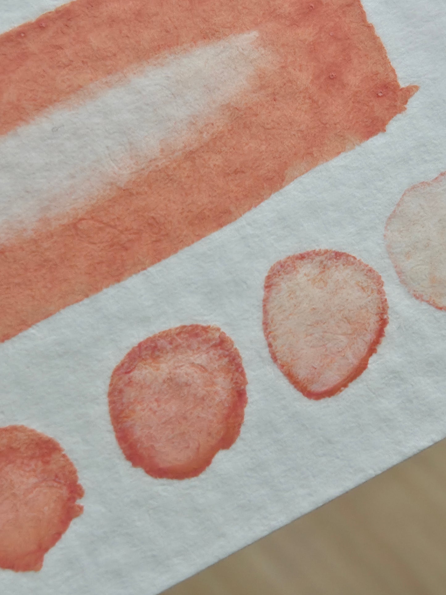 Handmade vegan watercolour paint | Previous Paint Club Paint | Idun | pastel peach