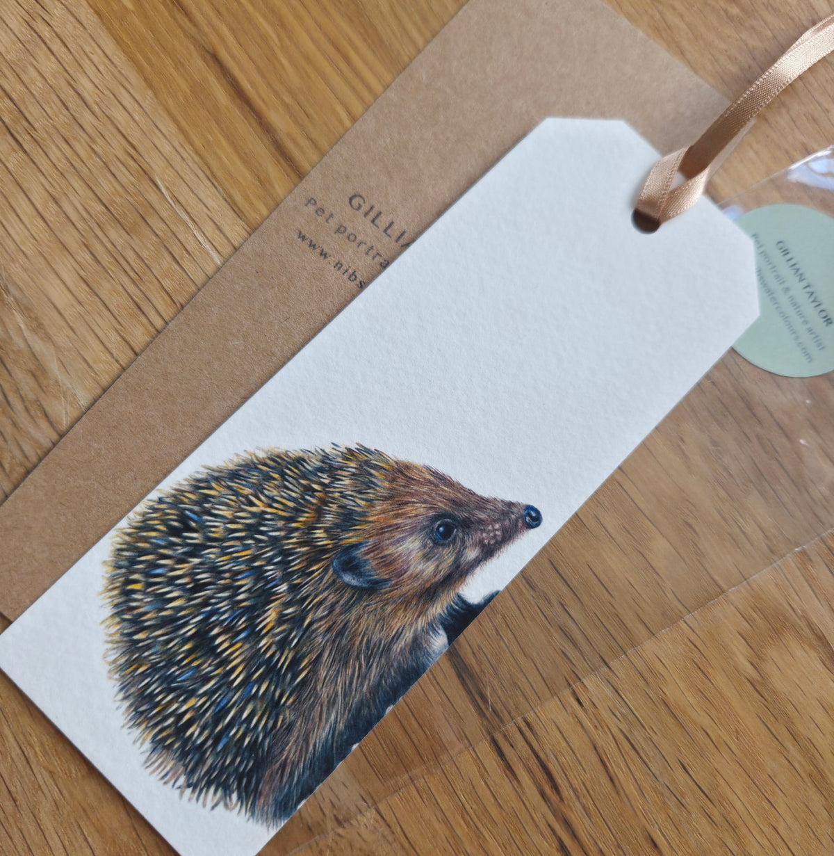 Art print bookmark: Hedgehog