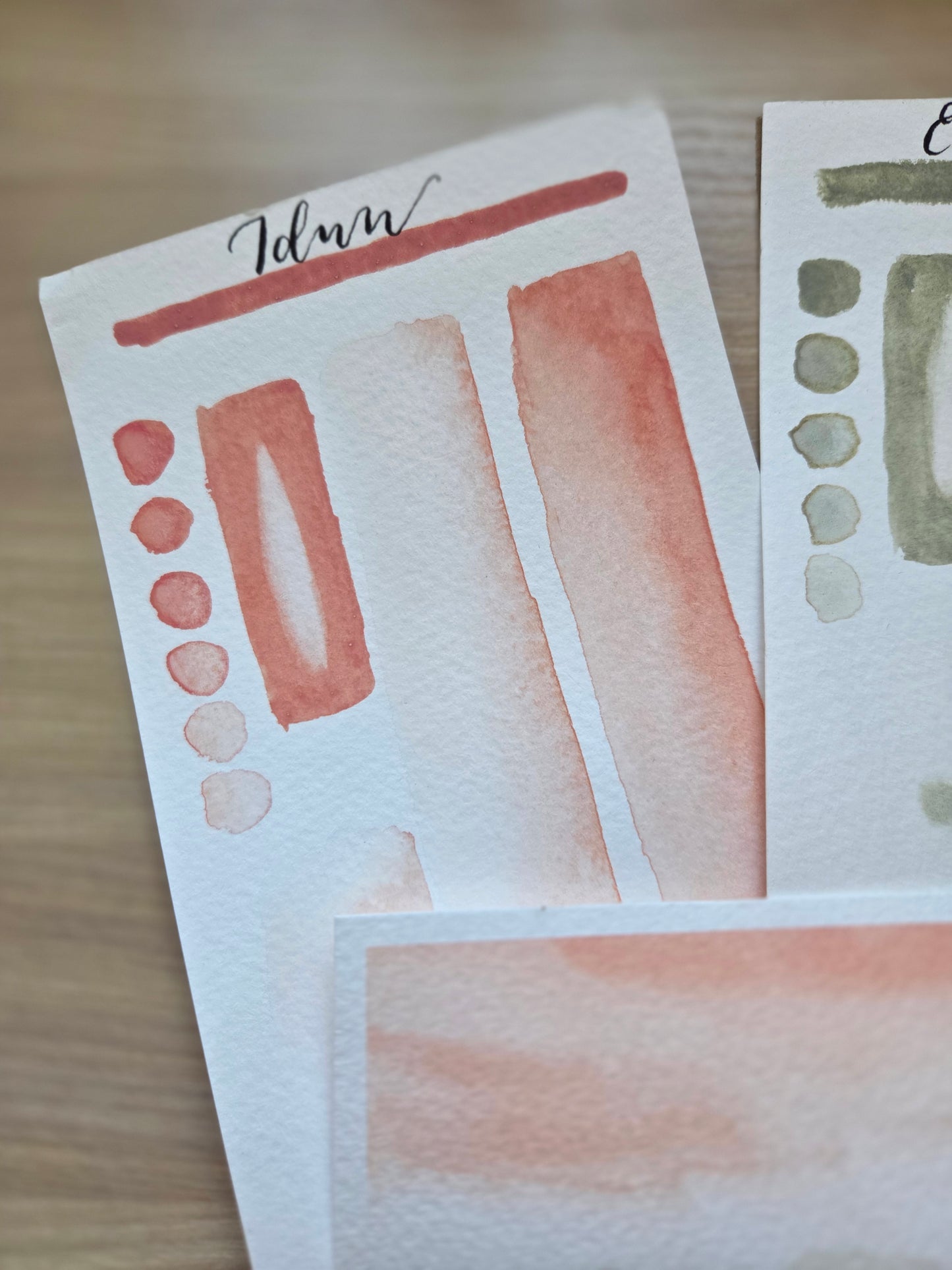 Handmade vegan watercolour paint | Previous Paint Club Paint | Idun | pastel peach