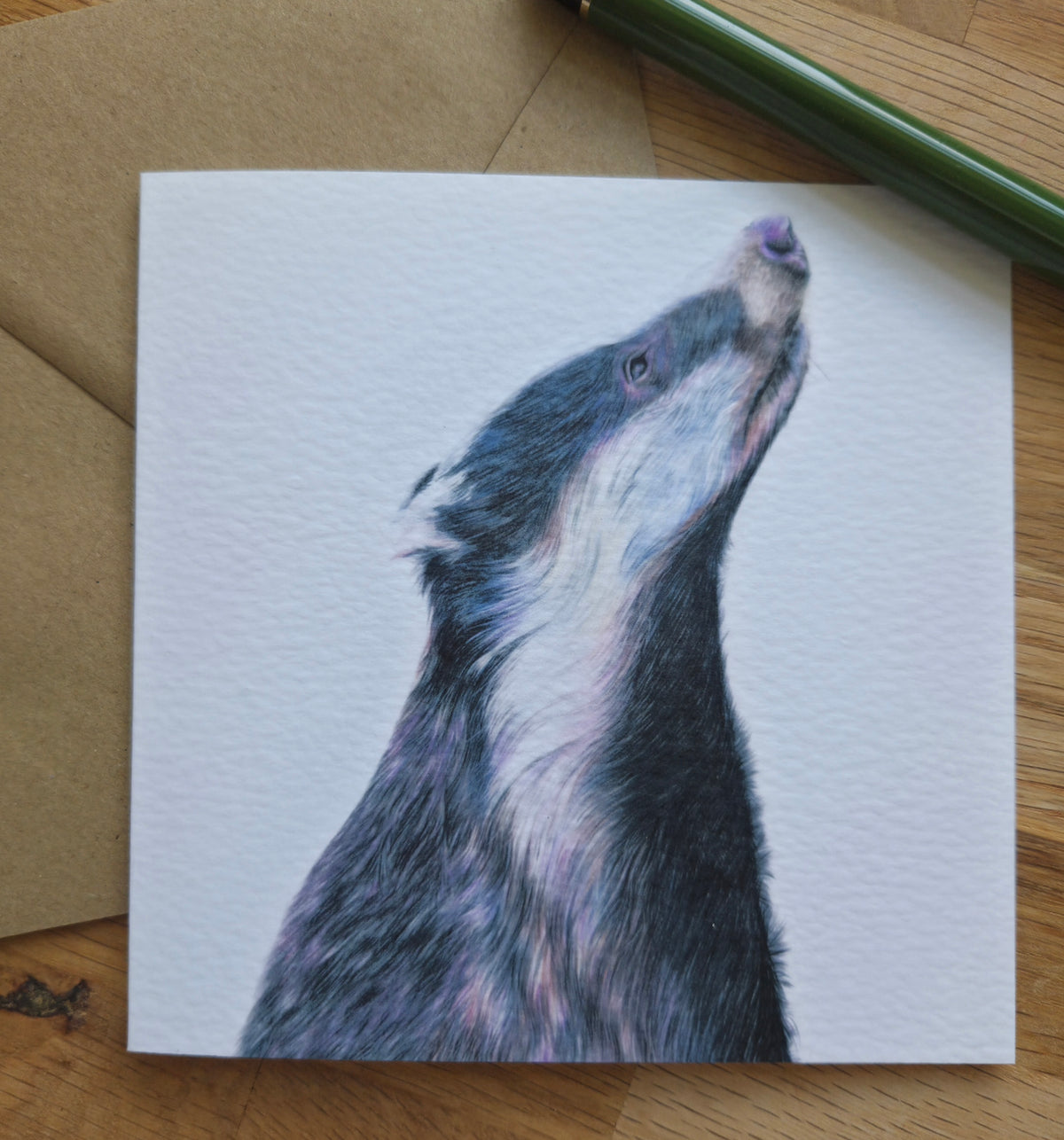 Badger Greetings Card