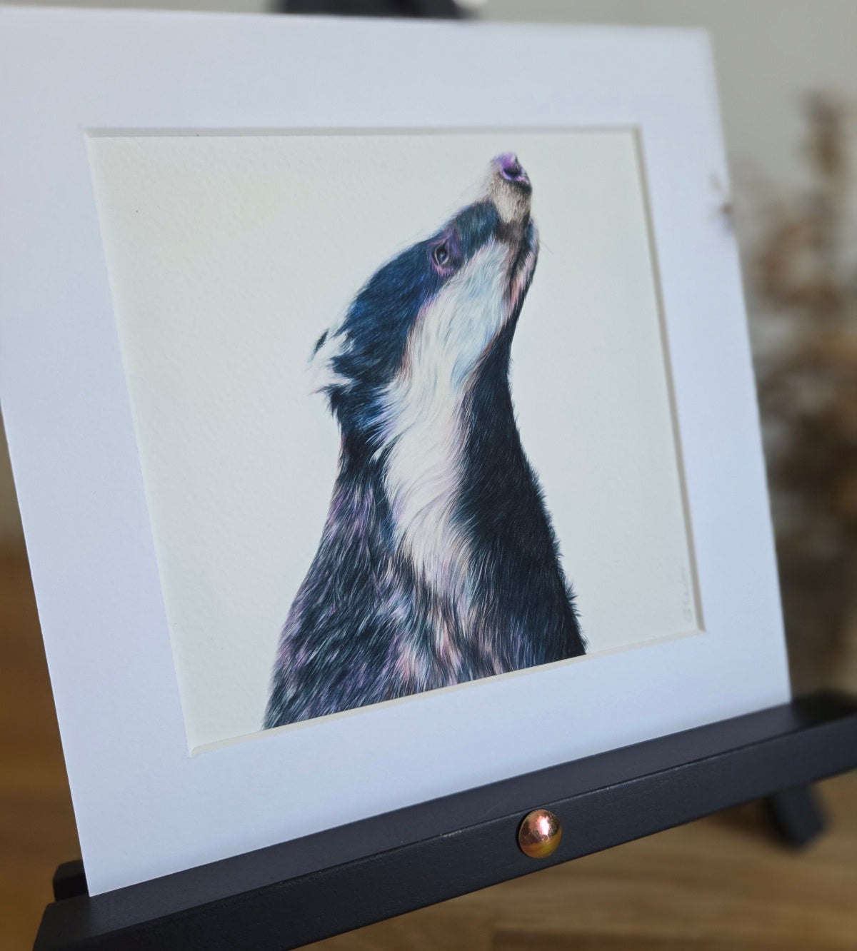 Badger Art Print