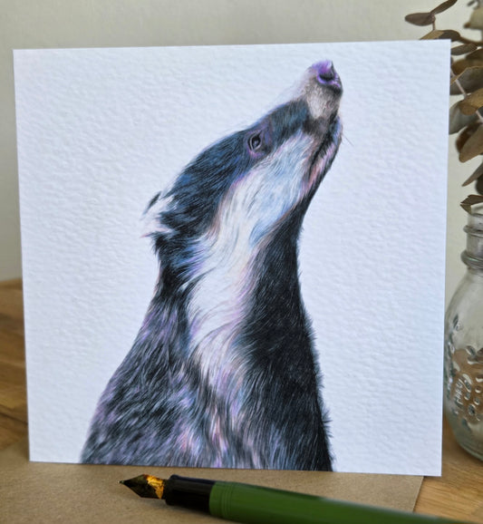 Badger Greetings Card