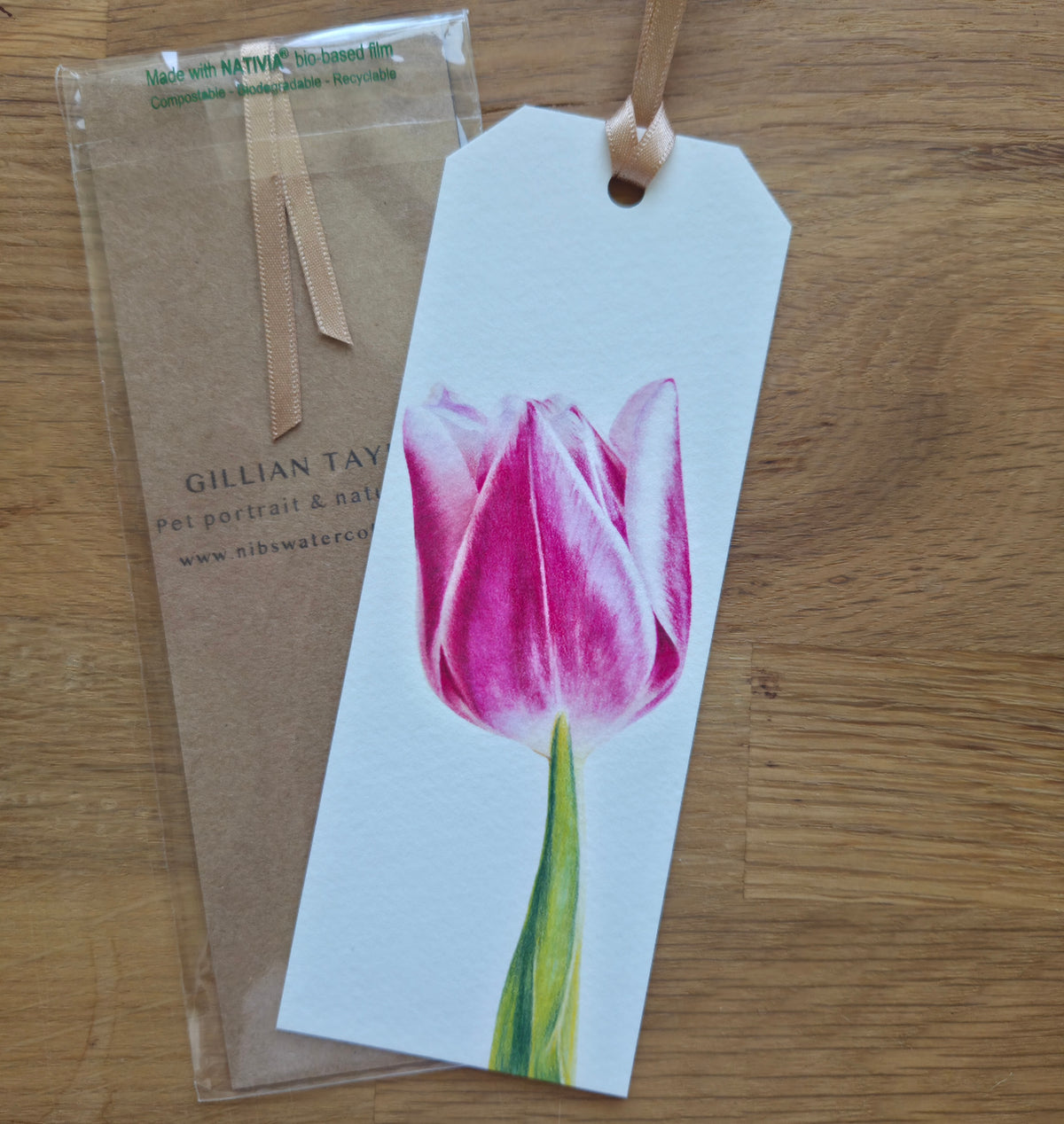 Art print bookmark: Tulip