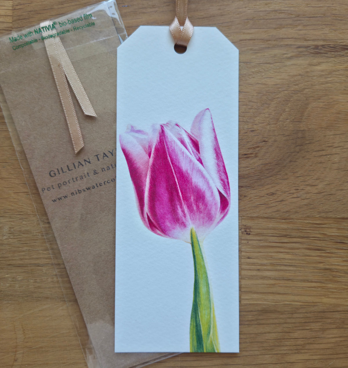Art print bookmark: Tulip