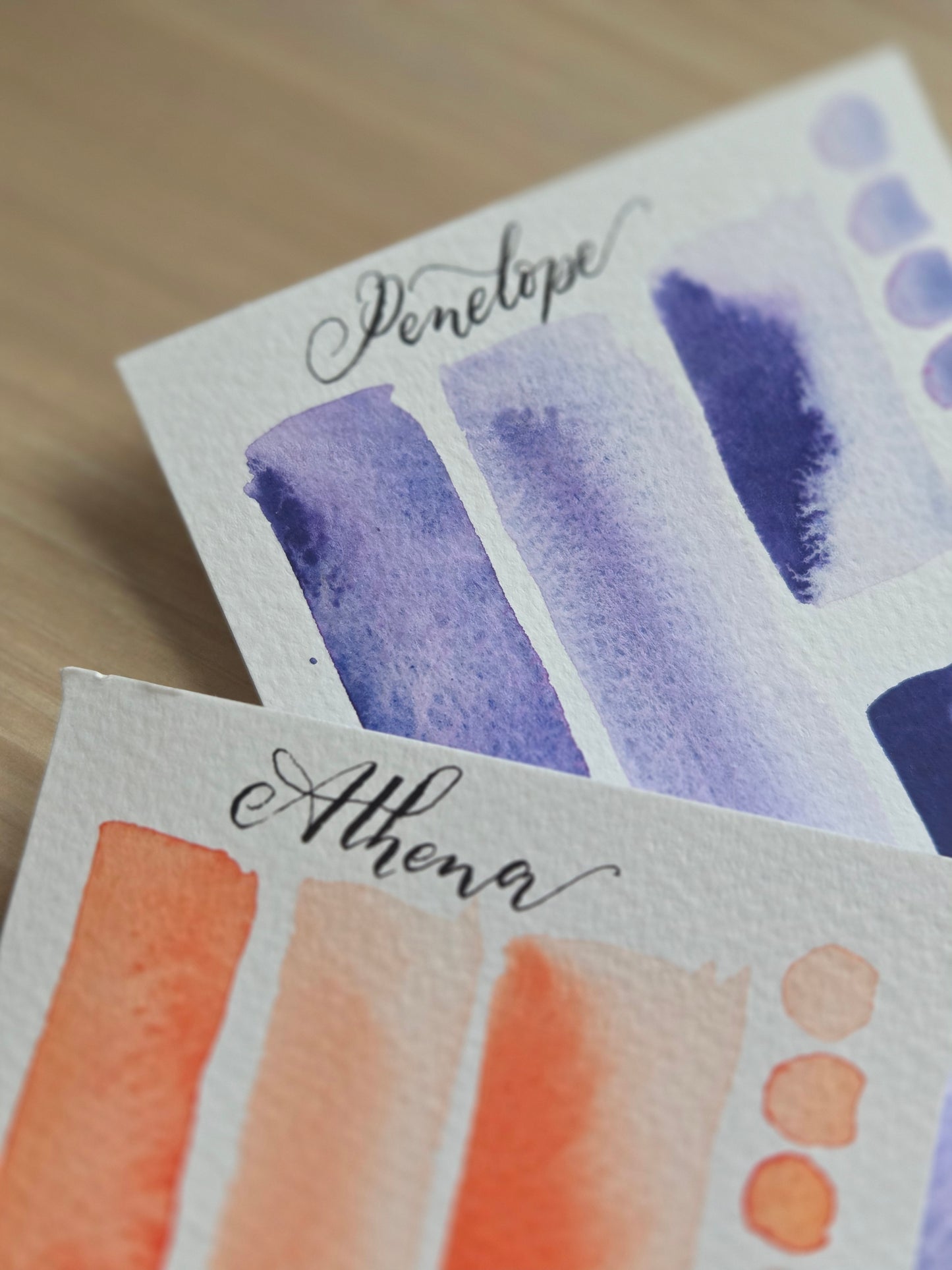 Handmade vegan watercolour paint | Previous Paint Club Paint | Athena | Deep warm orange