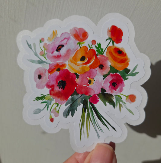 floral bouquet Sticker | Art journal Sticker