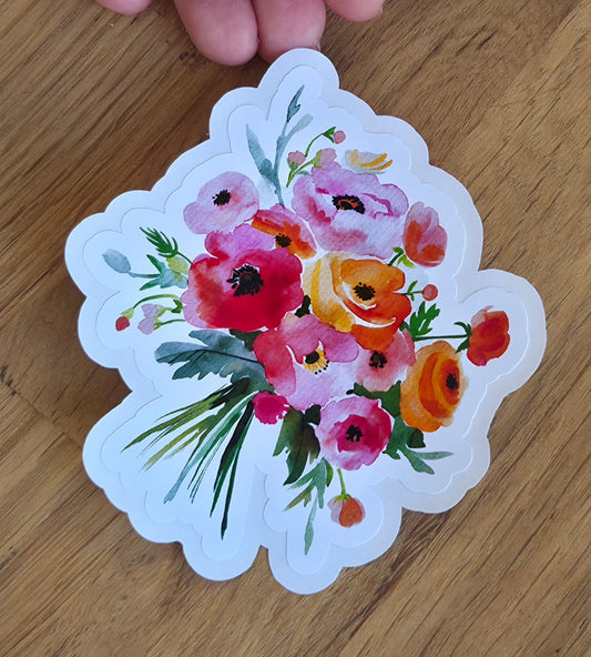 floral bouquet Sticker | Art journal Sticker