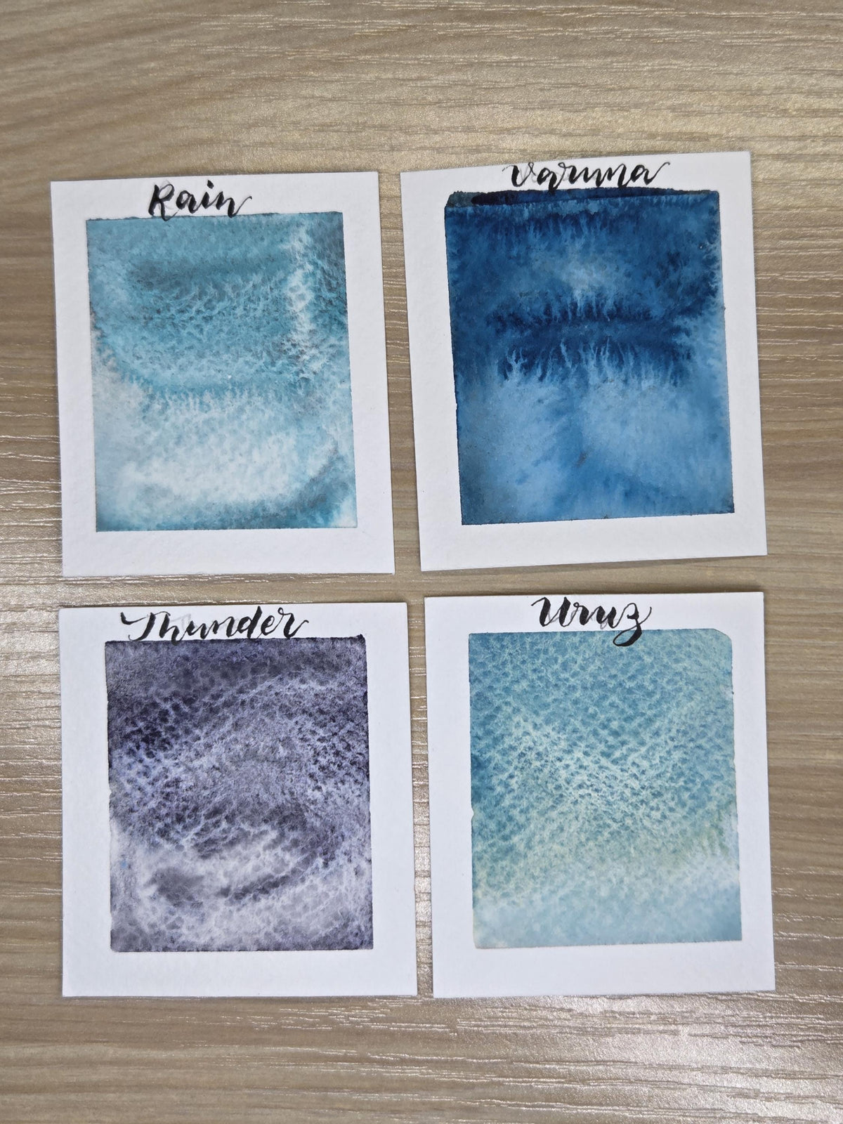 Handmade vegan watercolour paint tin | 6 half pans | mix and match