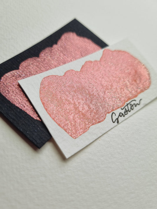 Handmade Wine Red Metallic Watercolour Paint | Holographic Gaston