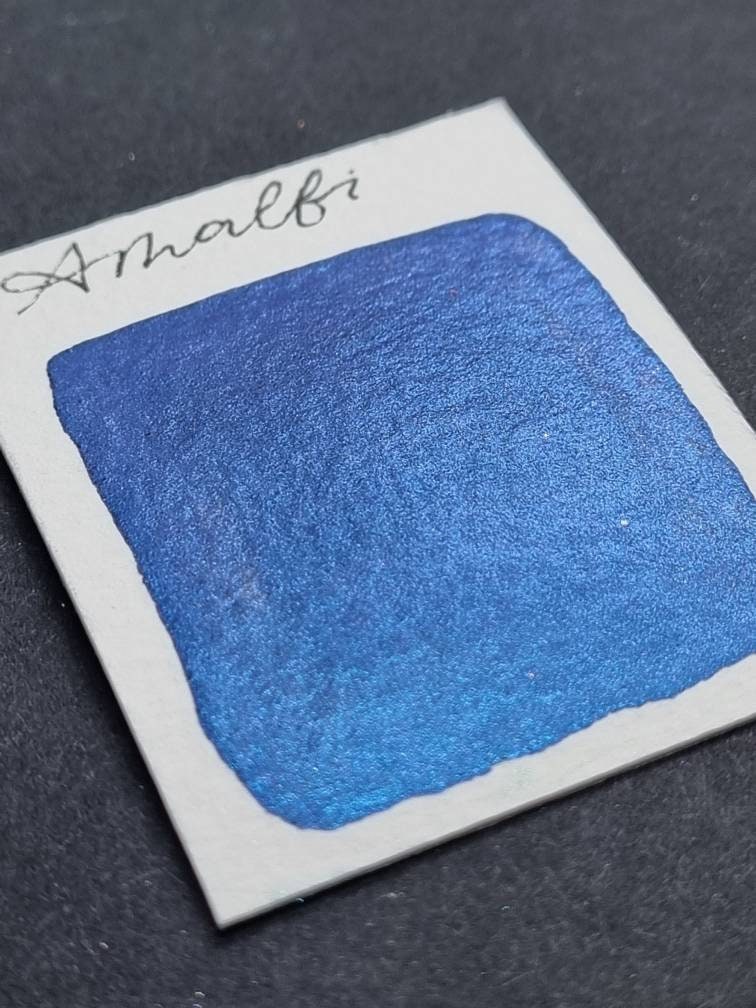 Handmade Amalfi Watercolour Paint | Blue Purple Duo Chrome