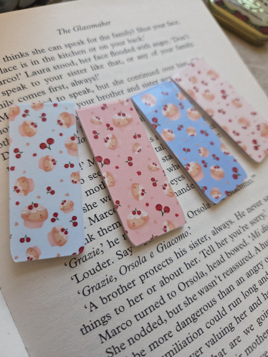 Kawaii Cupcake Magnetic Bookmark | Gift for Book Lover | bookish page marker