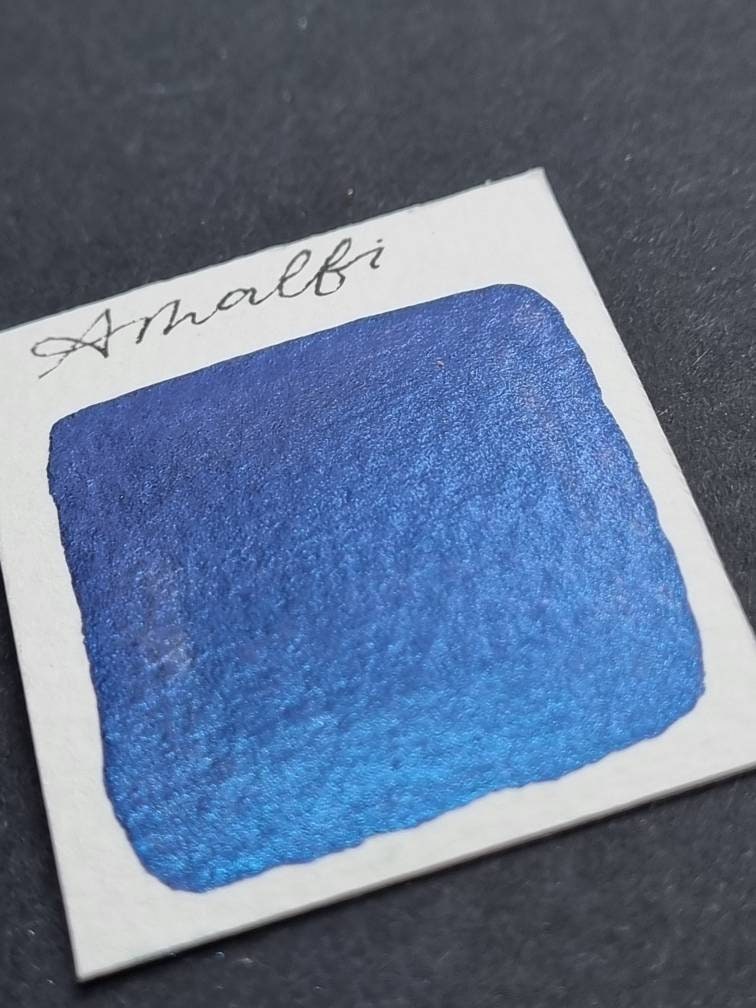 Handmade Amalfi Watercolour Paint | Blue Purple Duo Chrome