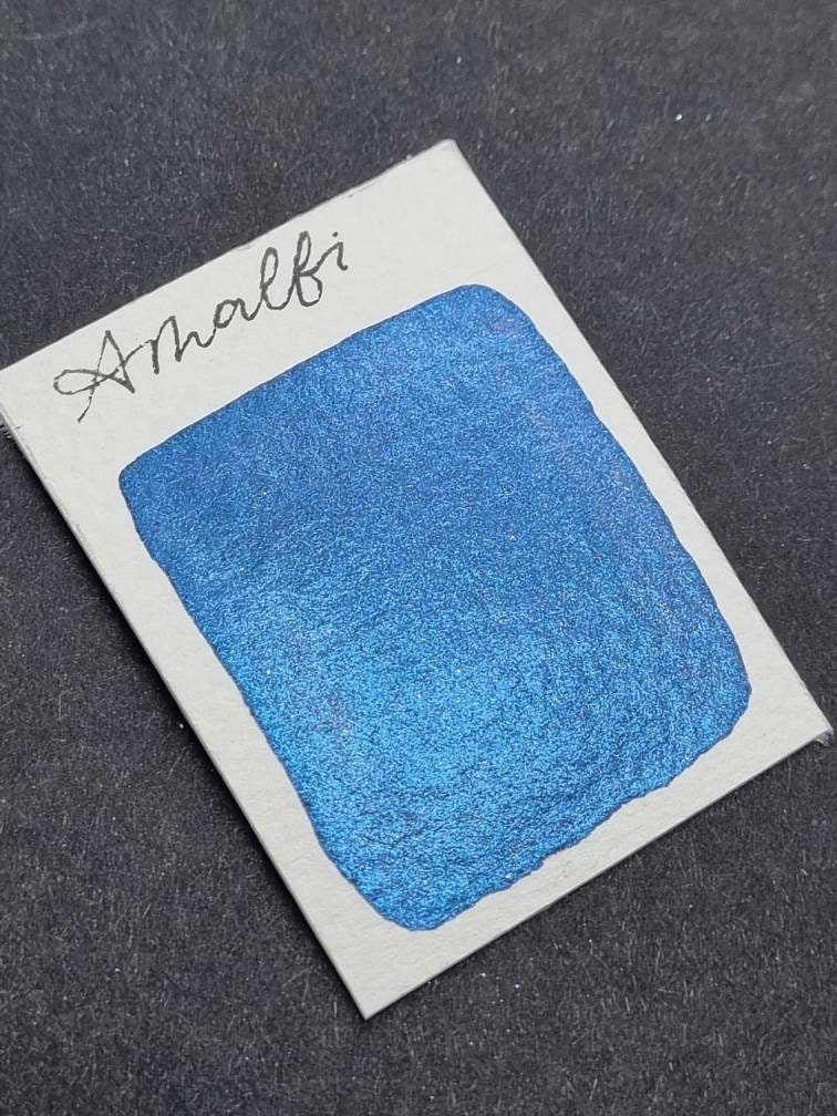 Handmade Amalfi Watercolour Paint | Blue Purple Duo Chrome