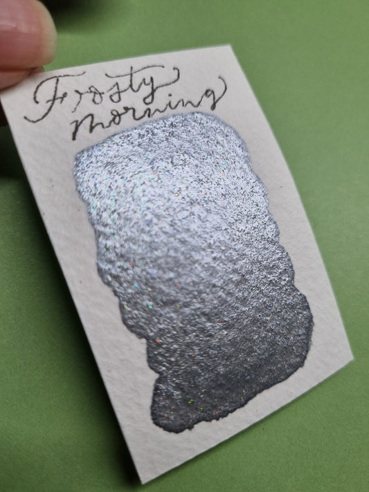 Frosty Morning Vegan Watercolour Paint | Silver Lilac Iridescent Shimmer