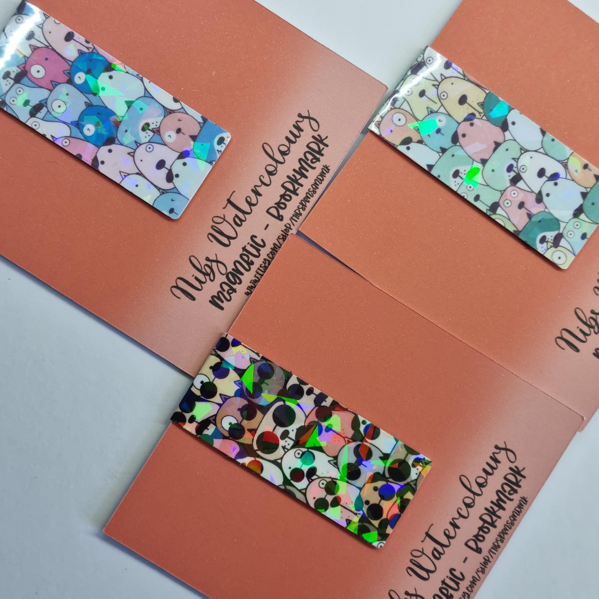 Handmade Dog Magnetic Bookmark | Kawaii Reader Gift (Holographic Option)