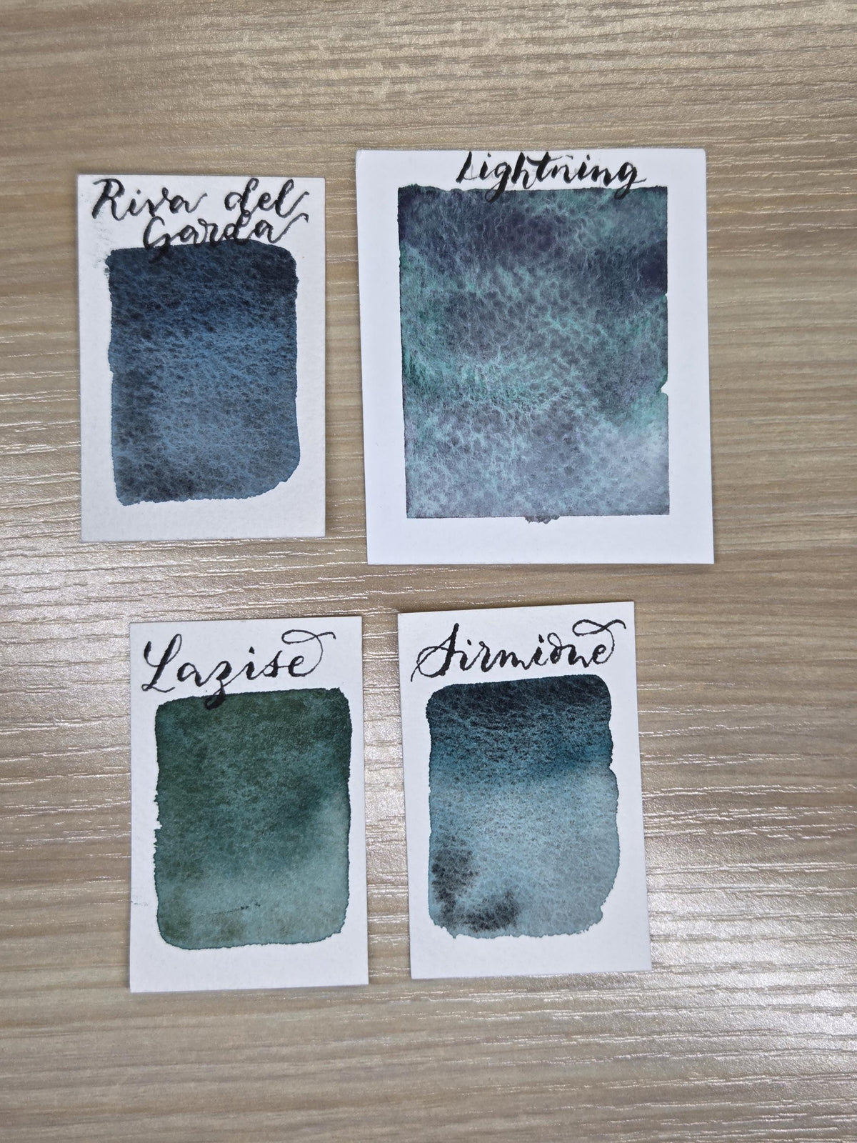 Handmade vegan watercolour paint tin | 6 half pans | mix and match