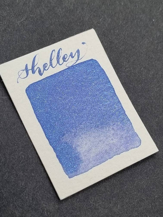 Handmade Shimmer Watercolor Paint | Purple Blue Mica, 'Shelley'