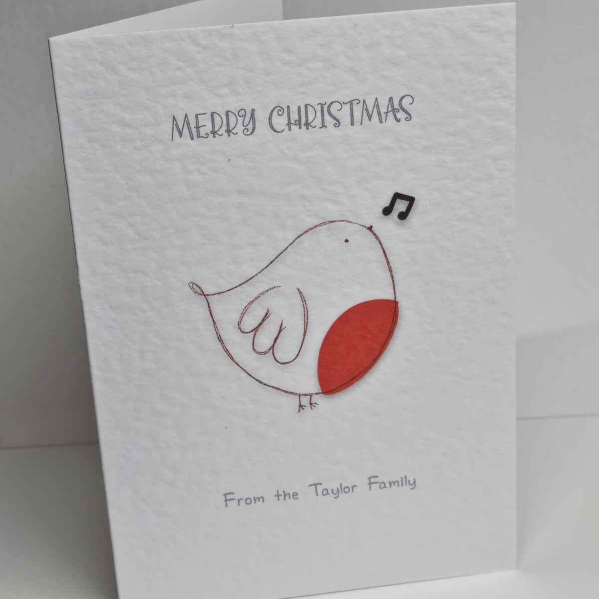 Handmade Christmas Cards: Whimsical Animal Designs, Personalized Pack of 8