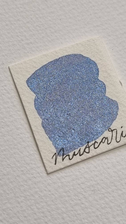 Handmade Shimmer Watercolor Paint | Muscari Blue, Vegan
