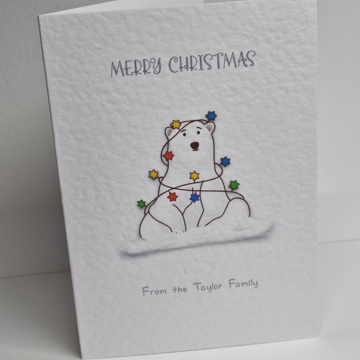Handmade Christmas Cards: Whimsical Animal Designs, Personalized Pack of 8
