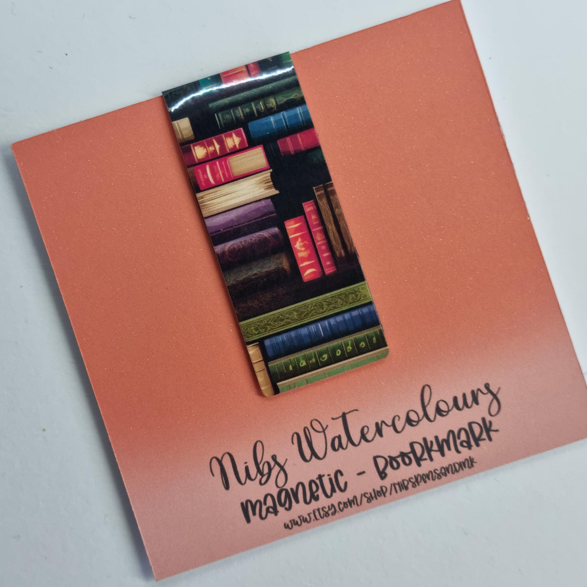 Handmade Bookshelf Magnetic Bookmark Set | Gift for Bookworm