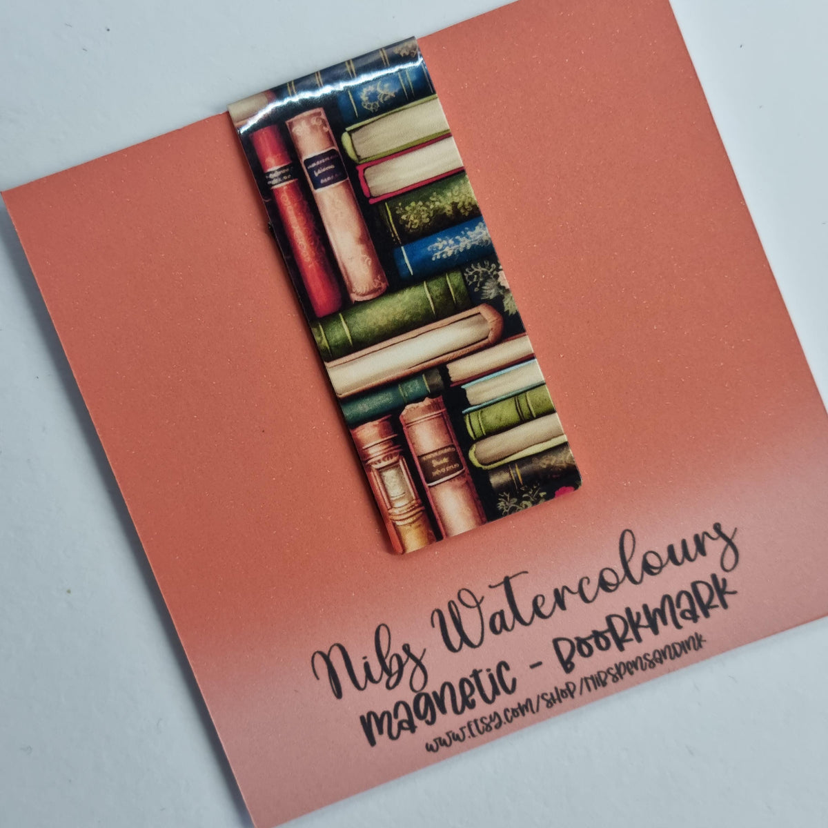 Handmade Bookshelf Magnetic Bookmark Set | Gift for Bookworm