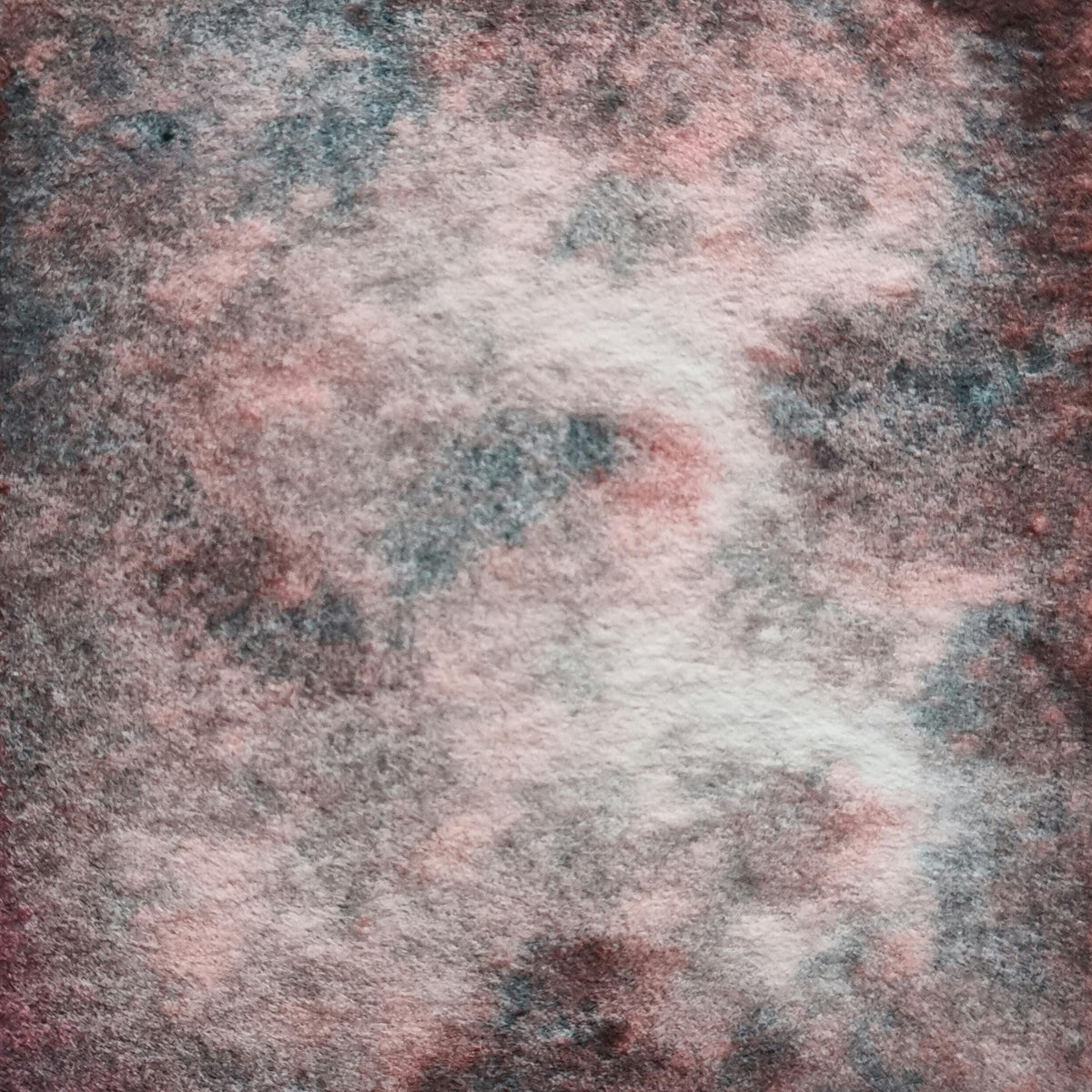 Handmade watercolour paint | Tempest | granulating separating pink red brown blue green | gift for artist