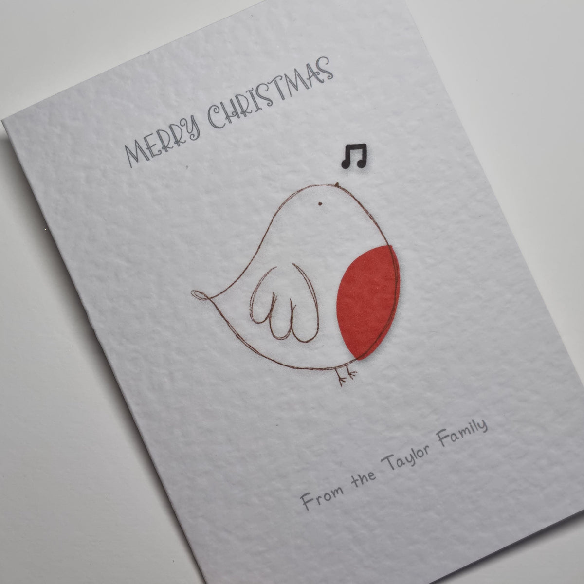 Handmade Christmas Cards: Whimsical Animal Designs, Personalized Pack of 8