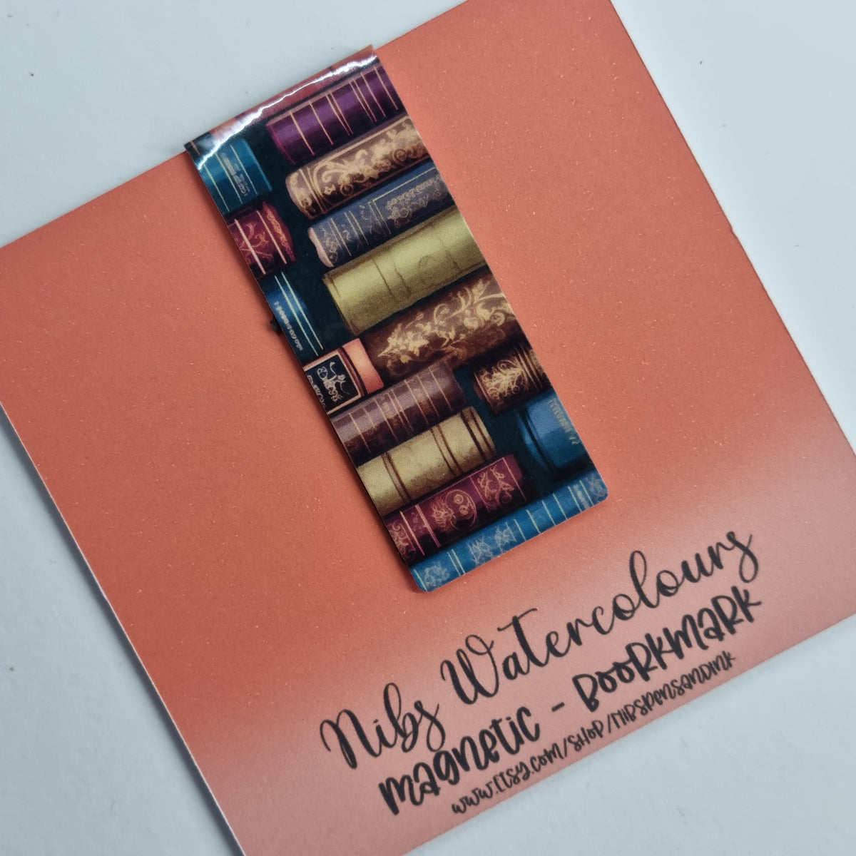 Handmade Bookshelf Magnetic Bookmark Set | Gift for Bookworm
