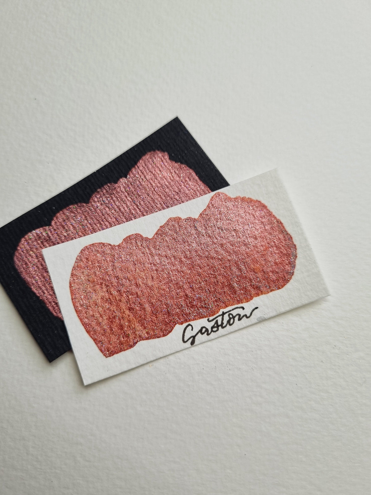 Handmade Wine Red Metallic Watercolour Paint | Holographic Gaston