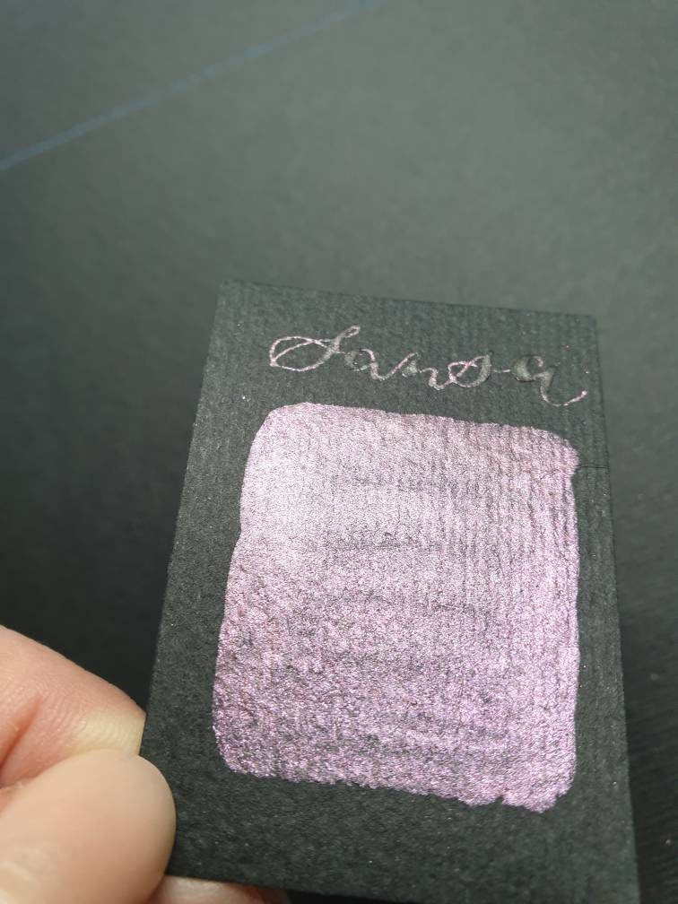 Handmade Chameleon Watercolour Paint | Sansa, Purple Black Shade