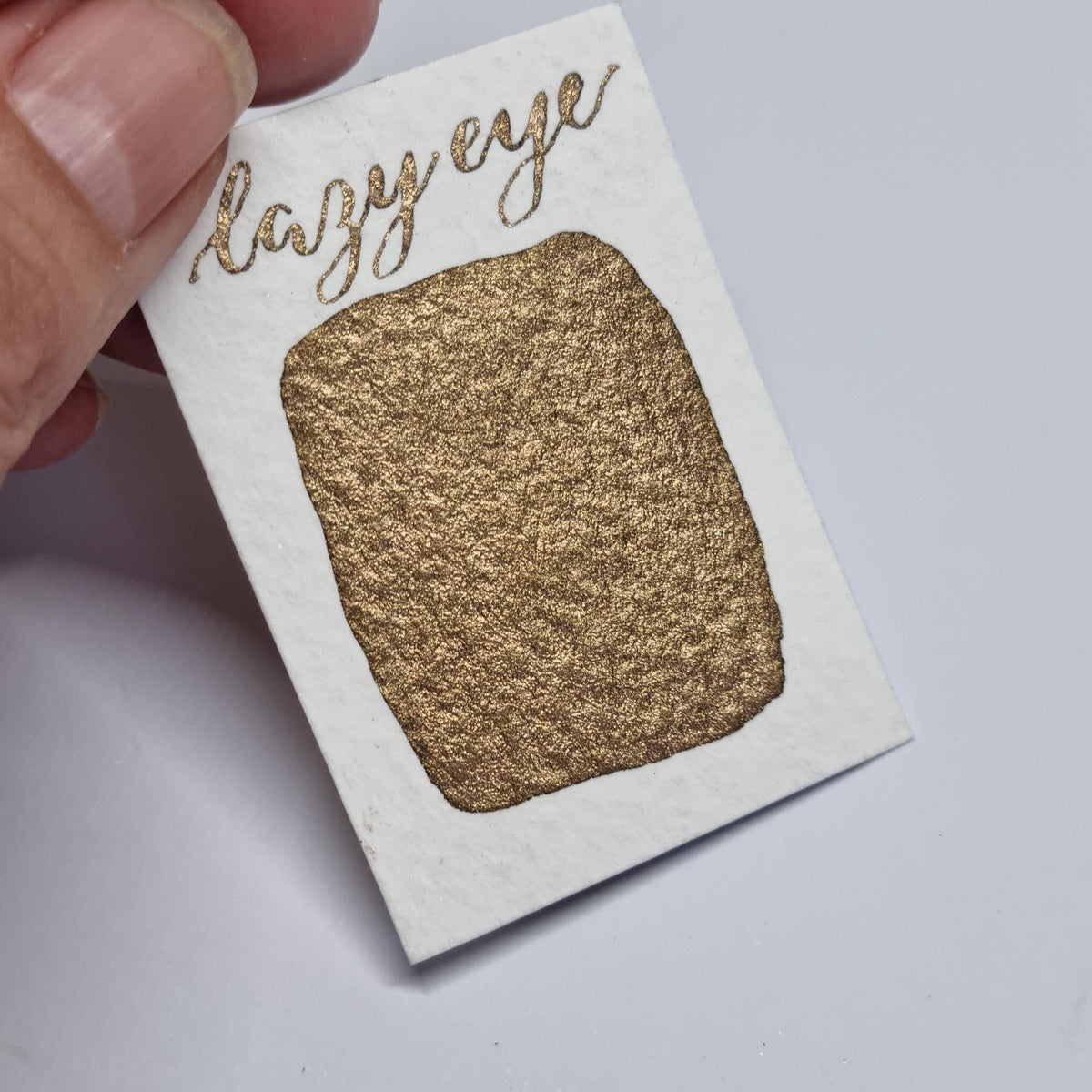 Shimmer Watercolor Dot Card Collection | Coffee Theme, Vegan Handmade Paint