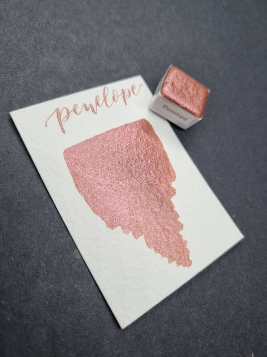 Handmade Duo Chrome Watercolor Paint | Wine Violet, Penelope