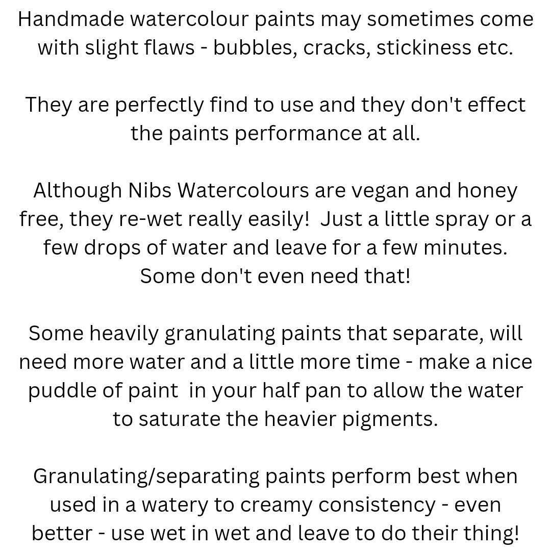 Handmade watercolour paint | Moss/leaf green | granulating Artisan artist grade | Salo | gift for artist
