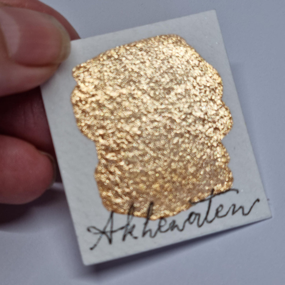 Handmade Egyptian Metallic Foil Watercolor Dot Card Set | Artist Gift