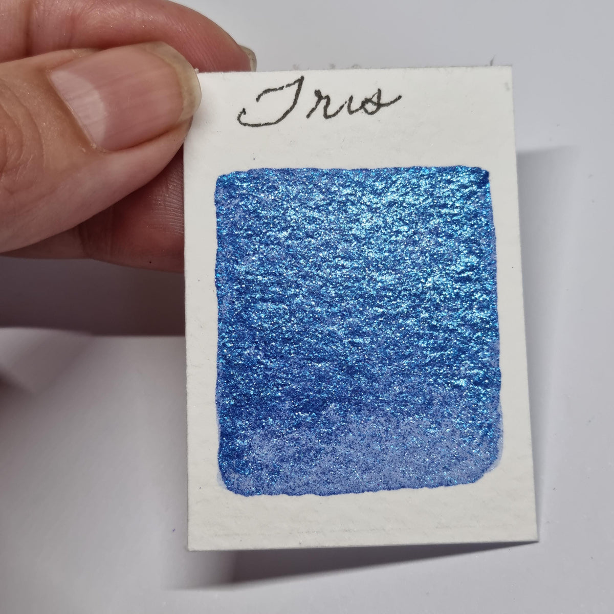 Handmade Glitter Watercolour Dot Card | Metallic Foil Shimmer Sampler