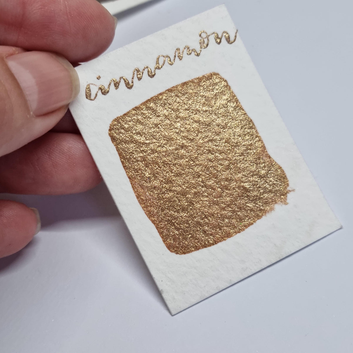 Shimmer Watercolor Dot Card Collection | Coffee Theme, Vegan Handmade Paint
