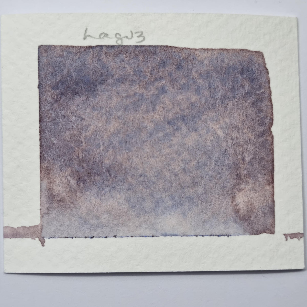 Handmade watercolour paint | separating granulating blue purple| Laguz - Runes paint set | gift for artist |